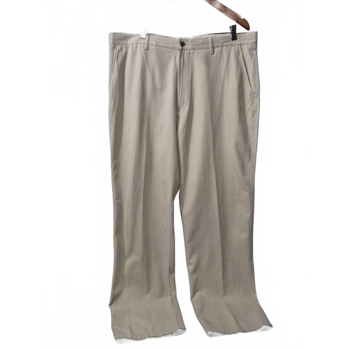Nwt Saltaire Mens Silk Cotton Blend Light Tan Pant Business Casual Flat Front
